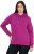 Ulla Popken Relaxed Fit Long Sleeve Hoodie Berry - Mikiny & mikiny bez kapucne - 