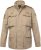 JP1880 Field Jacket with Badges Vintage Look Dark Beige - Bundy - Bundy Nadmerné Veľkosti 2XL-8XL