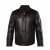 JP1880 Leather Jacket Soft Lamb Nappa Dark Brown - Bundy - Bundy Nadmerné Veľkosti 2XL-8XL