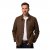 JP1880 Leather Jacket Nubuck Shirt Collar Brown - Bundy - Bundy Nadmerné Veľkosti 2XL-8XL