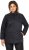 Ulla Popken Quilted Water Repellent Shirt Jacket Black - Bundy - 
