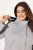 Ulla Popken HYPRAR Melange Softshell Jacket Grey Melange - Bundy - Dámske bundy vo veľkých veľkostiach