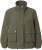 Ulla Popken Cargo Style Elastic Hem Jacket Olive Grey - Bundy - 
