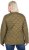 Ulla Popken HYPRAR Lightweight Quilted Water-Repellent Jacket Olive - Bundy - 