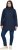 Ulla Popken HYPRAR Laser Quilted Jacket Navy - Bundy - 