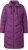 Ulla Popken HYPRAR Longline Water Repellent Jacket Plum - Bundy - 