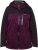 Ulla Popken HYPRAR Lightweight Triple Function Jacket Dark Berry - Bundy - 