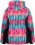 Ulla Popken HYPRAR Graphic Stripe Fully Lined Ski Jacket Teal - Bundy - 