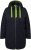 Ulla Popken HYPRAR Triple Function Contrast Trim Quilted Lining Jacket Navy - Bundy - 