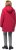Ulla Popken HYPRAR Triple Function Contrast Trim Quilted Lining Jacket Salsa Red - Bundy - 