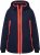 Ulla Popken HYPRAR Waterproof Triple Function Jacket Navy - Bundy - 