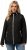Ulla Popken Hyprar Quilt Mix Jacket Black - Bundy - 