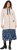 Ulla Popken Oversized Teddy Plush Heart Detail Jacket Pebble Grey - Bundy - 