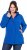 Ulla Popken HYPRAR Triple Function Longline Softshell Jacket Peacock Blue - Bundy - 