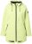 Ulla Popken Hyprar Soft Shell Water Repellent Hooded Jacket Lime Green - Bundy - 