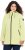 Ulla Popken Hyprar Soft Shell Water Repellent Hooded Jacket Lime Green - Bundy - 