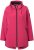 Ulla Popken Hyprar Soft Shell Water Repellent Hooded Jacket Pink Garnet - Ulla Popken - 