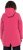 Ulla Popken Hyprar Soft Shell Water Repellent Hooded Jacket Pink Garnet - Ulla Popken - 