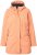 Ulla Popken Raindrop Print Longline Waterproof Jacket Mandarin - Bundy - 