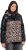 Ulla Popken HYPRAR Leopard And Leather Look Quilted Jacket Black - Bundy - 