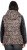 Ulla Popken HYPRAR Leopard And Leather Look Quilted Jacket Black - Bundy - 