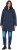 Ulla Popken HYPRAR Drawstring Waist Parka Navy - Bundy - 