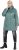 Ulla Popken HYPRAR Drawstring Waist Parka Grey Green - Bundy - 