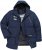 JAY-PI Warm Quilted Parka Dual Function, Wind and Water Repellant Navy - Bundy - Bundy Nadmerné Veľkosti 2XL-8XL