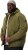 STHUGE Bomber Jacket With Hood Green - Bundy - Bundy Nadmerné Veľkosti 2XL-8XL