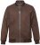 JP1880 Jacket Buffed Nubuck Lamb Leather Brown - Bundy - Bundy Nadmerné Veľkosti 2XL-8XL