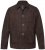 JP1880 Leather Jacket Goat Suede Shirt Collar Dark Brown - Bundy - Bundy Nadmerné Veľkosti 2XL-8XL