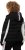 Ulla Popken HYPRAR Chevron Stripe Triple Function Quilted Fully Lined Ski Jacket Black - Bundy - 