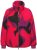 Ulla Popken Abstract Print Zip Fleece Jacket Pink Berry - Bundy - 