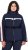 Ulla Popken Triple Function Racing Stripe Jacket Navy - Bundy - 