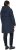 Ulla Popken Hooded with Zippered Pockets and Zippered Side Slits Jacket Navy - Bundy - 