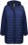 Ulla Popken HYPRAR Mixed Texture Water-Repellent Jacket Night Blue - Bundy - 