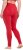 Ulla Popken Basic Stretch Knit Ankle Length Leggings Salsa Red - Džíny & Nohavice vo Veľkých Veľkostiach – Plus Size - 