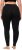 Ulla Popken Viscose Spandex Leggings Black - Džíny & Nohavice vo Veľkých Veľkostiach – Plus Size - 
