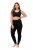 Ulla Popken Viscose Spandex Leggings Black - Nohavice - Nohavice pre ženy vo veľkých veľkostiach