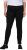Ulla Popken Denim Look All Elastic Pocket Sienna Jeggings Black - Džíny & Nohavice vo Veľkých Veľkostiach – Plus Size - 