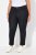 Ulla Popken Sammy Fit Slim Leg Stretch Jeans Black - Džínsy - Dámske džínsy veľkých veľkostí