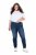 Ulla Popken Sammy Fit Slim Leg Stretch Jeans Blue Denim - Džínsy - Dámske džínsy veľkých veľkostí