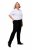 Ulla Popken Straight Leg Mandy Fit Stretch Jeans Black - Džínsy - Dámske džínsy veľkých veľkostí