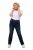 Ulla Popken Straight Leg Mandy Fit Stretch Jeans Blue Denim - Džínsy - Dámske džínsy veľkých veľkostí