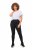 Ulla Popken Faux Fur Lined Stretch Leggings Black - Nohavice - Nohavice pre ženy vo veľkých veľkostiach