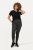 Ulla Popken Faux Fur Lined Stretch Leggings Charcoal - Nohavice - Nohavice pre ženy vo veľkých veľkostiach