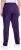 Ulla Popken Basic Drawstring Elastic Waist Cotton Blend Joggers Deep Violet - Džíny & Nohavice vo Veľkých Veľkostiach – Plus Size - 