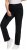 Ulla Popken Basic Mony Tapered Leg Stretch Pants Black - Džíny & Nohavice vo Veľkých Veľkostiach – Plus Size - 