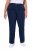 Ulla Popken Mony Elastic Waist Zip Pocket Jeans Dark Blue Denim - Džínsy - Dámske džínsy veľkých veľkostí