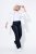 Ulla Popken Bengaline Elastic Waist Thermal Pants Navy - Nohavice - Nohavice pre ženy vo veľkých veľkostiach